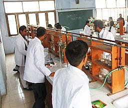 Science laboratory at Ashit Educational Academy